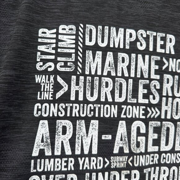 Lululemon Metal Vent Tech Short Sleeve Black Heather Urbanathlon Men’s Size Medi - Picture 4 of 15